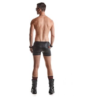 Herren Shorts mit Taschen, Gürtelschlaufen und Alcantara-Etikett | Regnes Fetish Planet Herren Shorts mit Taschen, Gürtelschlaufen und Alcantara-Etikett | Regnes Fetish Planet