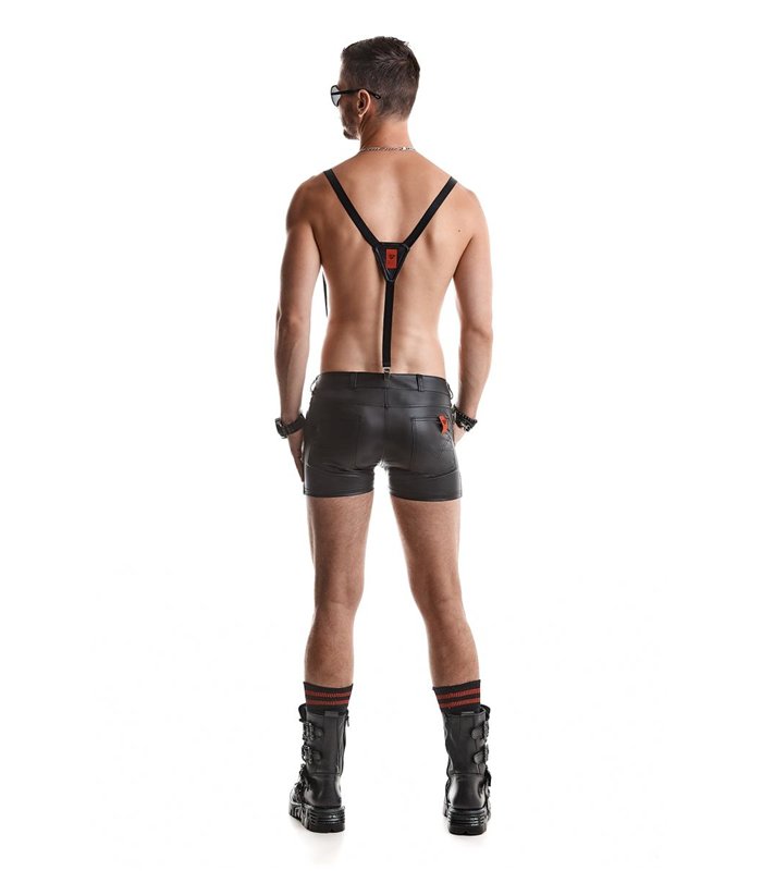 Elegante Hosenträger mit 3 Metallverschlüssen und verstellbaren Trägern | Regnes Fetish Planet