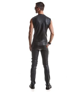 Herren Wetlook Weste mit Doppel-Reißverschluss | Regnes Fetish Planet Herren Wetlook Weste mit Doppel-Reißverschluss | Regnes Fetish Planet
