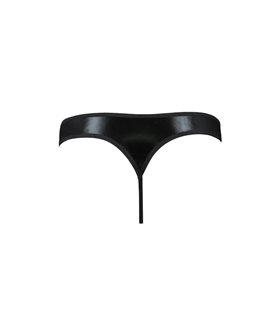 Herren String mit Metallring und Gummibändern aus Wetlook | Passion Menswear