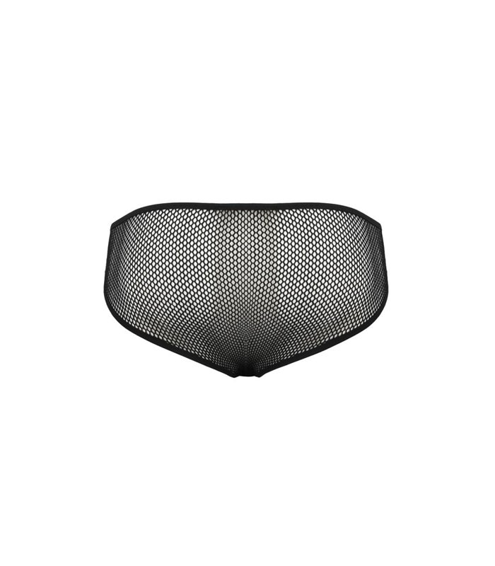 Herren Slip mit Schnürung aus Kunstleder und Netzmaterial | Passion Menswear