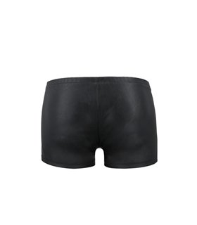 Herren Shorts aus matter Kunstleder mit seitlichen Reißverschluss | Passion Menswear Herren Shorts aus matter Kunstleder mit seitlichen Reißverschluss | Passion Menswear