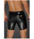 Herren Shorts im Schlangen Wetlook mit Knopf und Reißverschluss | Noir Handmade Men