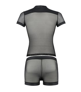 Erotisches Herren-Dessous-Set mit Knöpfen und Netzeinsätzen | Passion Menswear Erotisches Herren-Dessous-Set mit Knöpfen und Netzeinsätzen | Passion Menswear