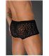 Männer Shorts mit Leoparden Flock Muster | Noir Handmade Men
