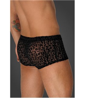 Männer Shorts mit Leoparden Flock Muster | Noir Handmade Men