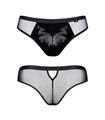 Transparenter Tüll-Slip mit Vinyl-Einsatz | Regnes Fetish Planet Transparenter Tüll-Slip mit Vinyl-Einsatz | Regnes Fetish Planet