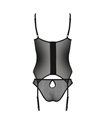 Transparentes Netz-Dessous-Set mit Strumpfhaltern und Bügel-BH | Passion Transparentes Netz-Dessous-Set mit Strumpfhaltern und Bügel-BH | Passion