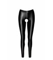 Wetlook Leggings mit offenem Schritt für sinnliche Momente | Noir Handmade