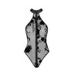 Eleganter Neckholder-Body mit Wildblumenprint und 3-Wege-Reißverschluss | Noir Handmade