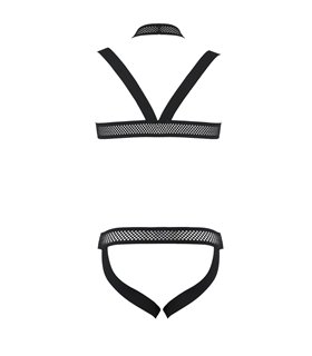Harness Set mit Netzeinsätzen, Metallring und Gummibändern | Passion Menswear Harness Set mit Netzeinsätzen, Metallring und Gummibändern | Passion Menswear