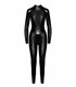 Powerwetlook Catsuit mit rückseitigem Reißverschluss | Noir Handmade