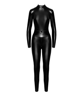 Powerwetlook Catsuit mit rückseitigem Reißverschluss | Noir Handmade