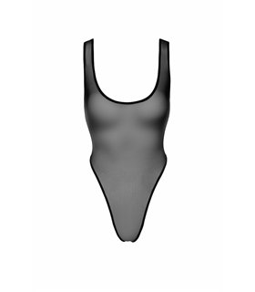 String-Body mit feinmaschiger Netzstruktur und eleganter Passform | Noir Handmade