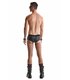 Herren Wetlook Shorts mit Reißverschluss und Druckknöpfen | Regnes Fetish Planet