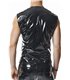 PVC Herren Weste mit vertikalen Nähten und Zipper | Regnes Fetish Planet