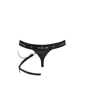 Männer String mit abnehmbarem Beinharness aus Kunstleder | Passion Menswear