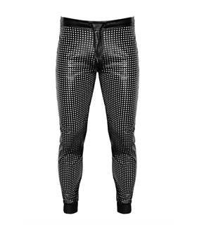 Perforierte Herren-Hose mit Elasthan-Anteil und Polymerbeschichtung | Noir Handmade Men