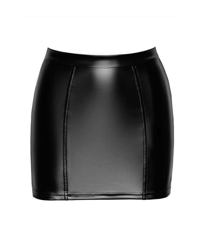 Minirock mit eleganter Schnürung und Strumpfhaltern | Noir Handmade