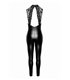 Eleganter Overall mit Spitzeneinsatz und Hakenverschluss | Noir Handmade
