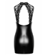 Neckholder Minikleid mit Spitzendetails und Hakenverschluss | Noir Handmade