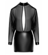 Tüll-Minikleid mit Neckholder und Druckknöpfen | Noir Handmade