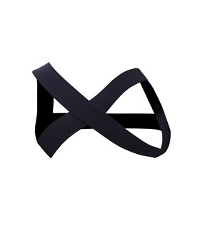 Herren-Geschirr mit gekreuzten Bändern und Front-Logo | CUT4MEN Herren-Geschirr mit gekreuzten Bändern und Front-Logo | CUT4MEN