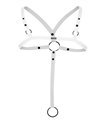 Herren-Harness mit breiten Bändern und Metallringen | CUT4MEN Herren-Harness mit breiten Bändern und Metallringen | CUT4MEN