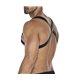 Herren Harness Kunstleder Riemen verstellbar mit Metallringen | CUT4MEN