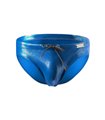 Badeslip mit herausnehmbarem Suspensorium aus glänzendem Stretch-Material | CUT4MEN Badeslip mit herausnehmbarem Suspensorium aus glänzendem Stretch-Material | CUT4MEN