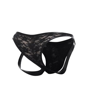 Herren Jockstrap mit Spitzeneinsatz und Suspensorium | CUT4MEN Herren Jockstrap mit Spitzeneinsatz und Suspensorium | CUT4MEN