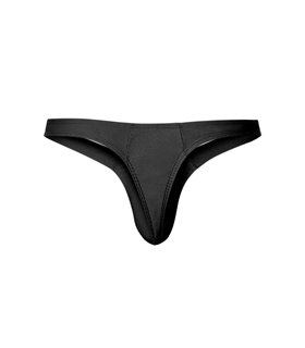 Brazilian Herren-Tanga aus weicher Mikrofaser mit eleganter Logoprägung | CUT4MEN Brazilian Herren-Tanga aus weicher Mikrofaser mit eleganter Logoprägung | CUT4MEN
