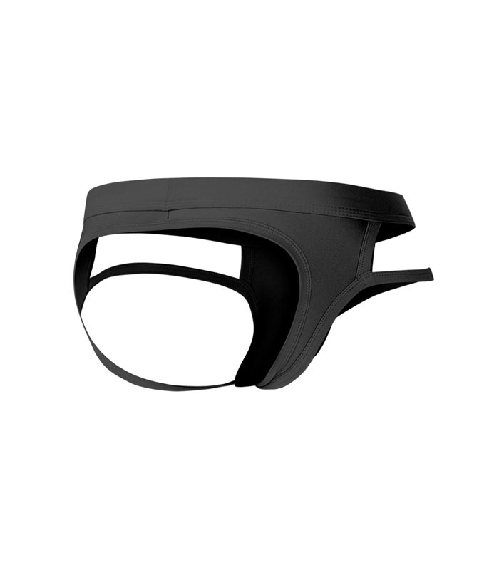 Herren Jockstrap mit gummiertem Logo aus Mikrofaser | CUT4MEN