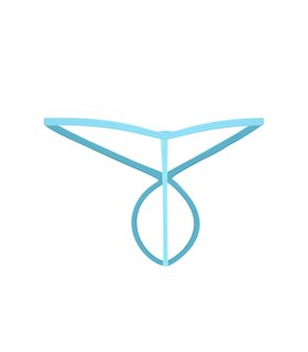 Crossed String Herren Mikrofaser Ouvert mit Gummi-Logo | CUT4MEN Crossed String Herren Mikrofaser Ouvert mit Gummi-Logo | CUT4MEN