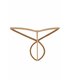 Ouvert-String mit gummierten Logo aus weicher Mikrofaser | CUT4MEN
