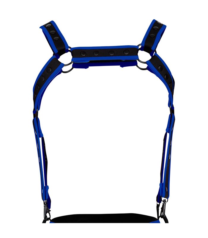 Herren Harness Neopren Riemen Karabiner Metallringe | CUT4MEN