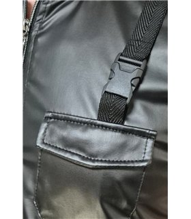 Herren Wetlook Weste mit Reißverschluss und Taschen | Regnes Fetish Planet Herren Wetlook Weste mit Reißverschluss und Taschen | Regnes Fetish Planet