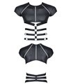 Transparentes Wetlook-Shirt mit Netzeinsätzen und Metalldetails | Regnes Fetish Planet Transparentes Wetlook-Shirt mit Netzeinsätzen und Metalldetails | Regnes Fetish Planet