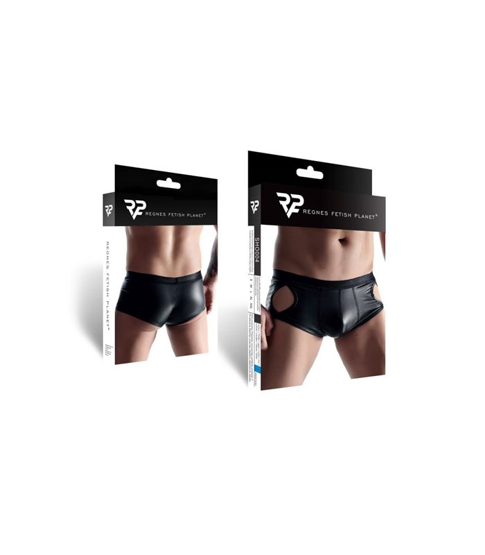 Wetlook-Short mit breitem Bund | Regnes Fetish Planet