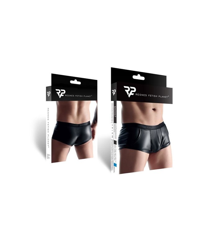 Wetlook Shorts mit Tasche und breitem Bund | Regnes Fetish Planet