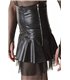 Elastischer Minirock mit hoher Taille und seitlichem Reißverschluss | Regnes Fetish Planet