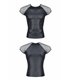 Wetlook Shirt mit Netzeinsatz | Regnes Fetish Planet