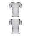 Transparentes Netz-Shirt mit eng anliegender Passform | Regnes Fetish Planet Transparentes Netz-Shirt mit eng anliegender Passform | Regnes Fetish Planet