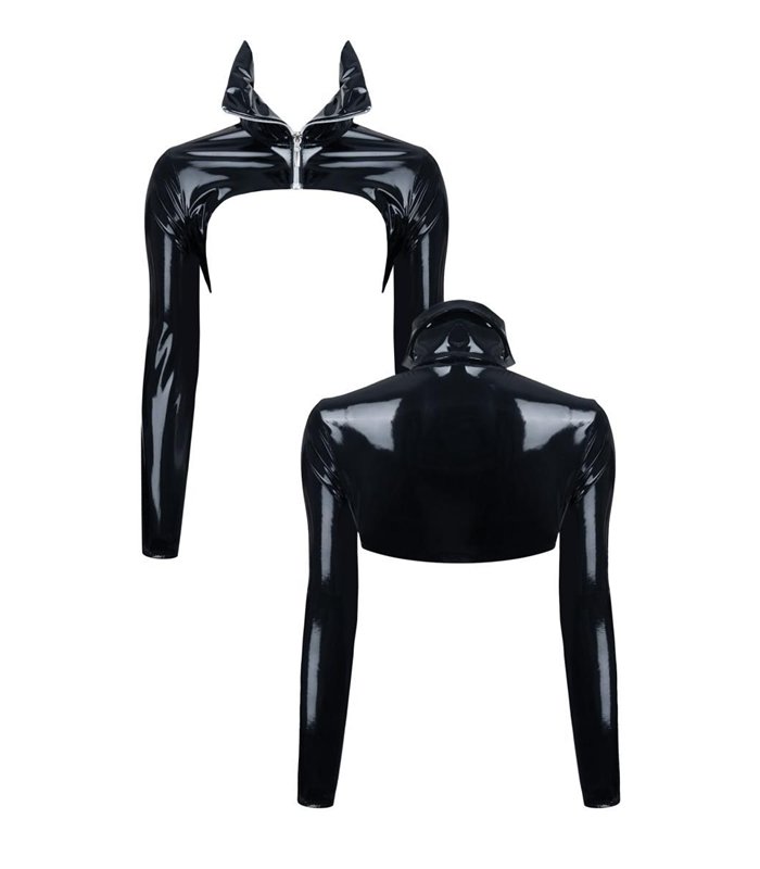 PVC Jacke mit Reißverschluss | Regnes Fetish Planet
