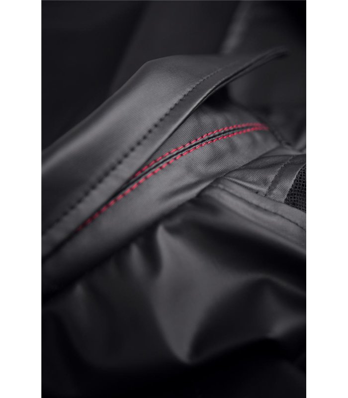 Extravagante Mesh-Jacke mit Wetlook-Elementen und vertikalen Linien | Regnes Fetish Planet