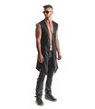 Herren Wetlook Frack Weste Slim-Fit mit Dreieckelementen | Regnes Fetish Planet Herren Wetlook Frack Weste Slim-Fit mit Dreieckelementen | Regnes Fetish Planet