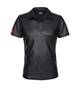 Herren Wetook Poloshirt mit vertikalen Nähten und RFP-Logo | Regnes Fetish Planet Herren Wetook Poloshirt mit vertikalen Nähten und RFP-Logo | Regnes Fetish Planet