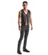 Herren Gothic Punk Hose mit Reißverschlüssen und Riemen | Regnes Fetish Planet