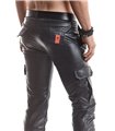 Cargohose mit 6 Taschen Wetlook-Material Herren Schnitt | Regnes Fetish Planet Cargohose mit 6 Taschen Wetlook-Material Herren Schnitt | Regnes Fetish Planet