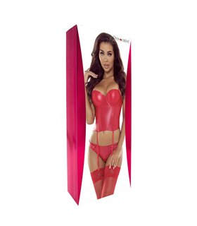 Elegantes Strapshemd mit Bügel-Cups und abnehmbaren Haltern | Provocative Elegantes Strapshemd mit Bügel-Cups und abnehmbaren Haltern | Provocative